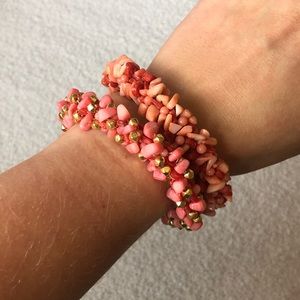 Meredith Frederick Coral Bracelets